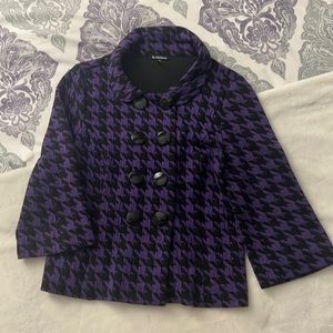 Le Chateau Houndstooth quarter length jacket
